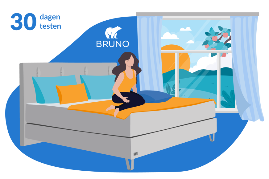 Bruno boxspring proefslapen